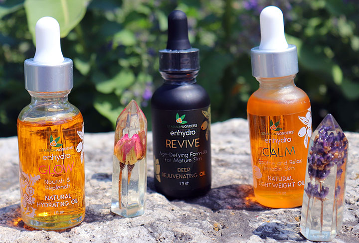 At Home Spa Treatments with Enhydro Facial Oil Serums