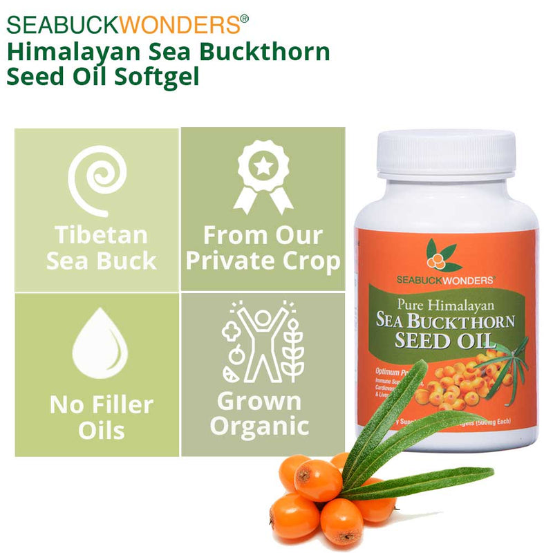 Sea Buckthorn Seed Oil Softgels - SeabuckWonders sea buckthorn products