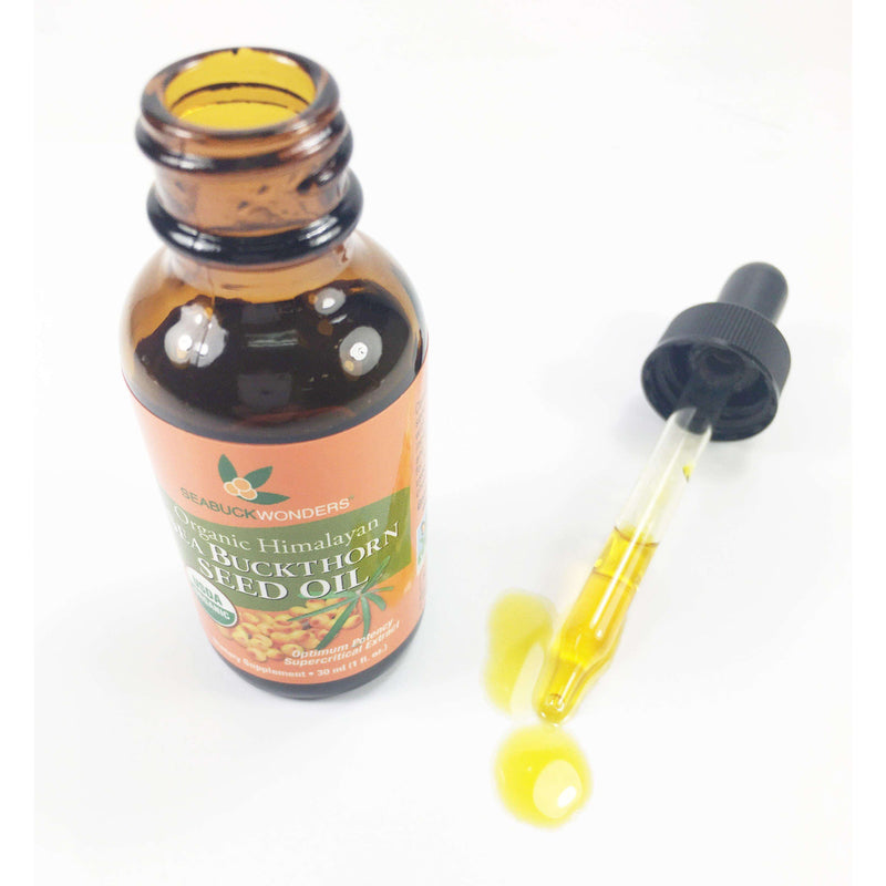 Sea Buckthorn Seed Oil Dropper - SeabuckWonders sea buckthorn products